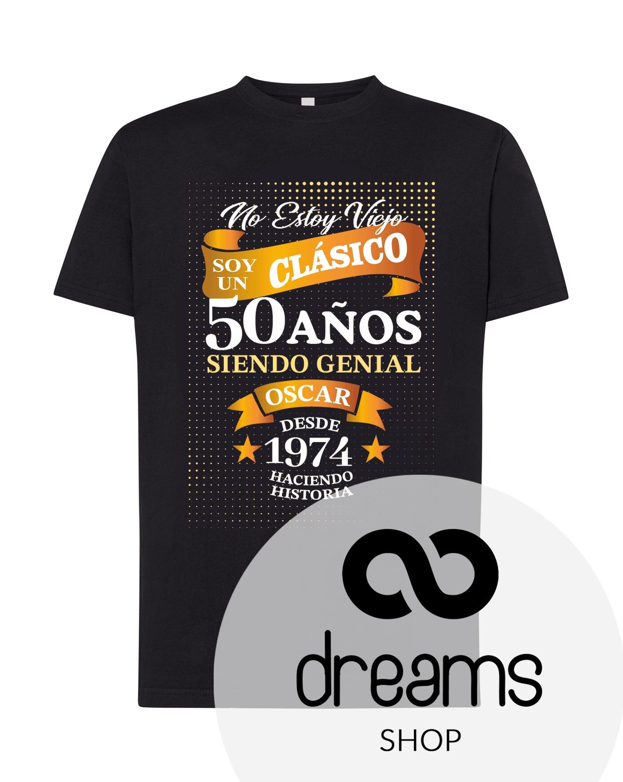 Camiseta 50 CUMPLEAÑOS